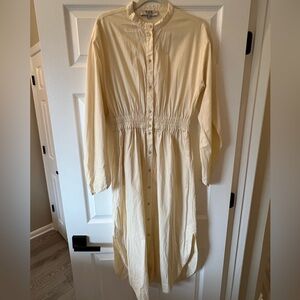 Sea NY Women’s Alma Dress, cream color, sample size 4/S